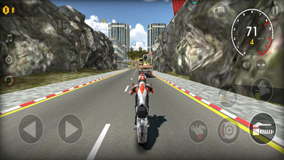 摩托车城市狂飙安卓免广告版游戏截屏1